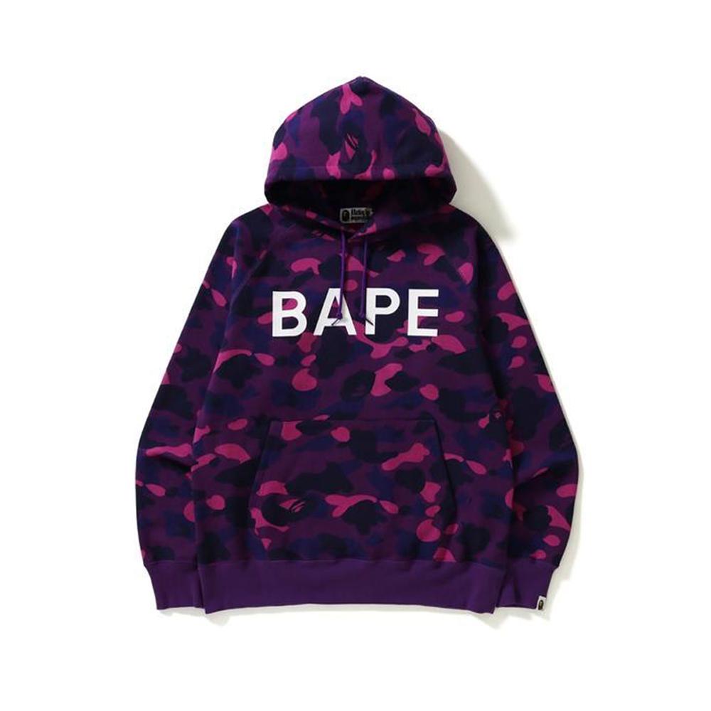 BAPE Color Camo Pullover Hoodie Purple-PLUS