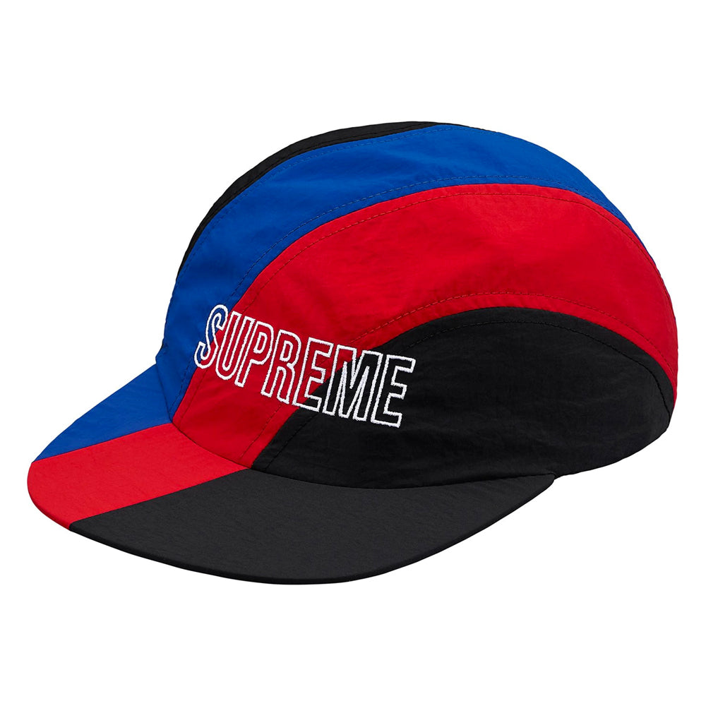 Supreme Diagonal Stripe Nylon Hat Red-PLUS