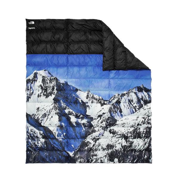 Supreme The North Face Mountain Nupste Blanket Blue/White-PLUS