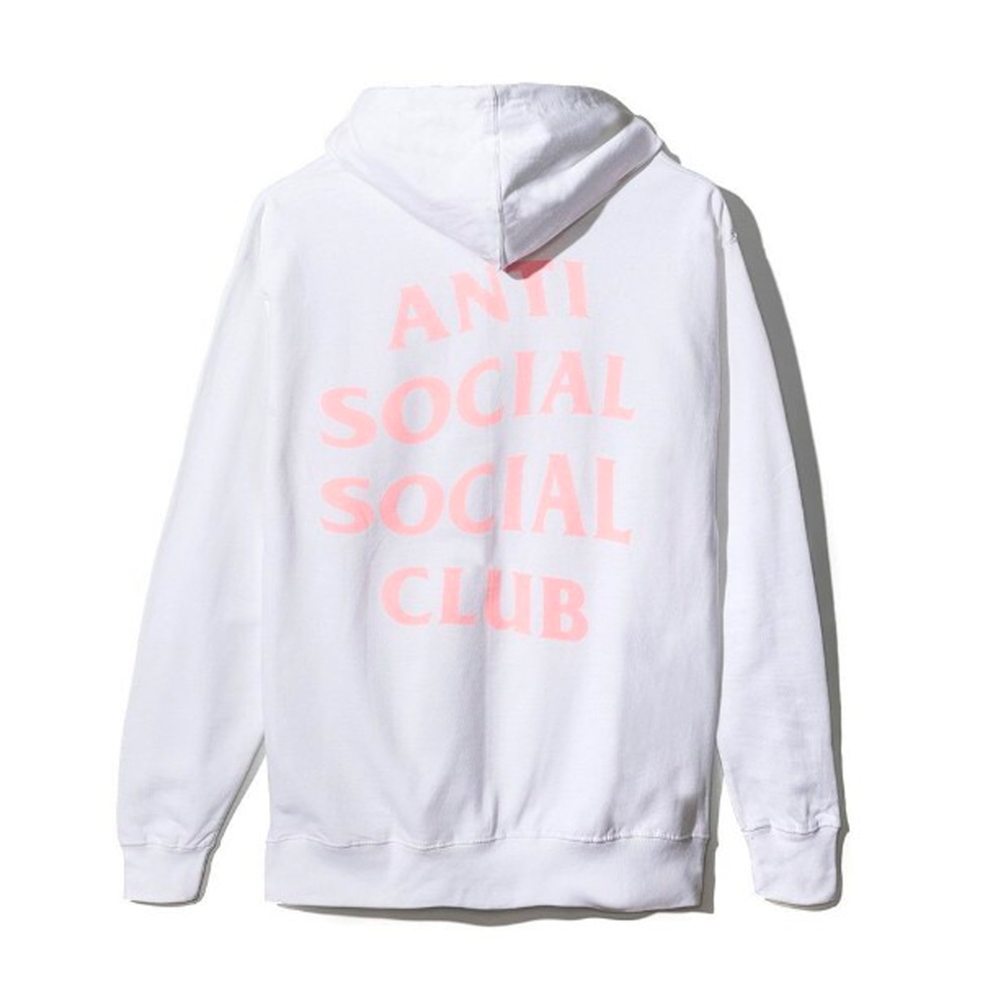 Anti Social Social Club Hoodie White/Pink-PLUS