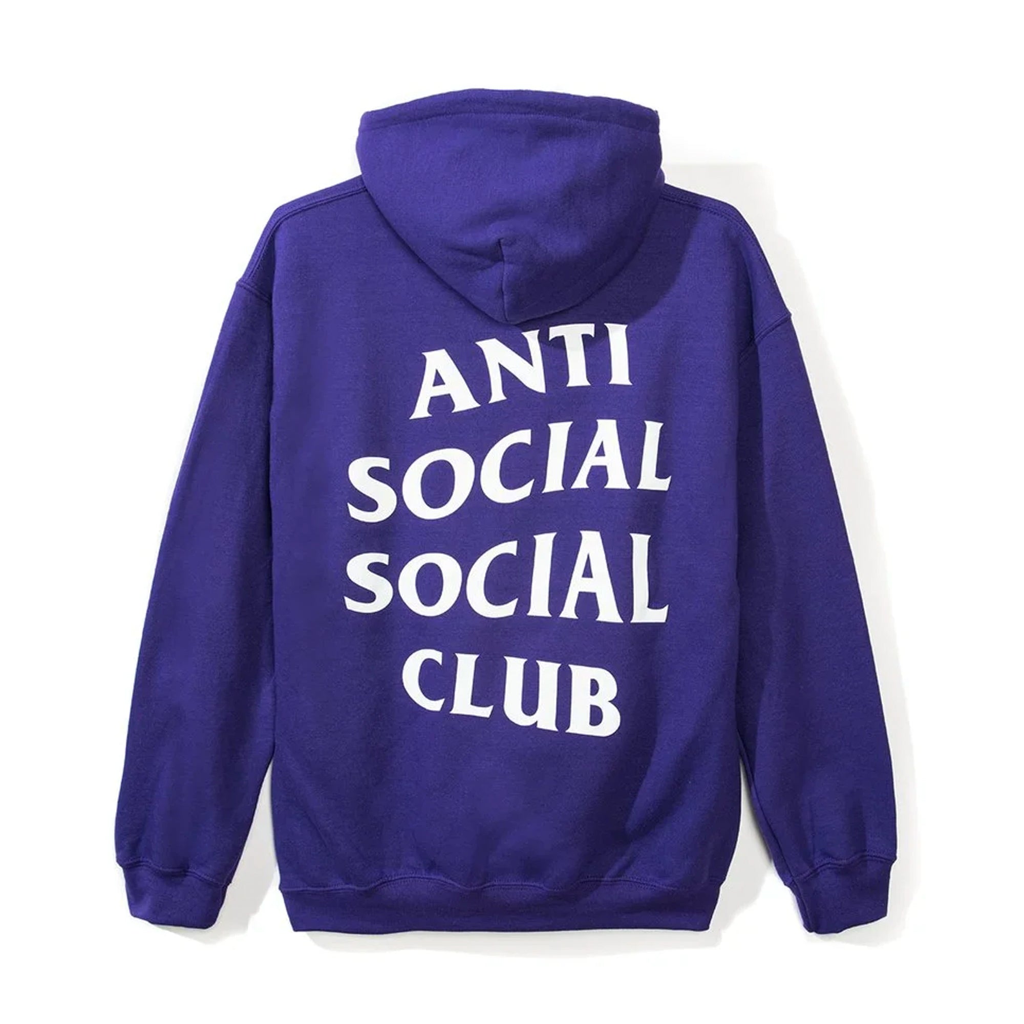 Anti Social Social Club Purple Rain Hoodie Purple-PLUS