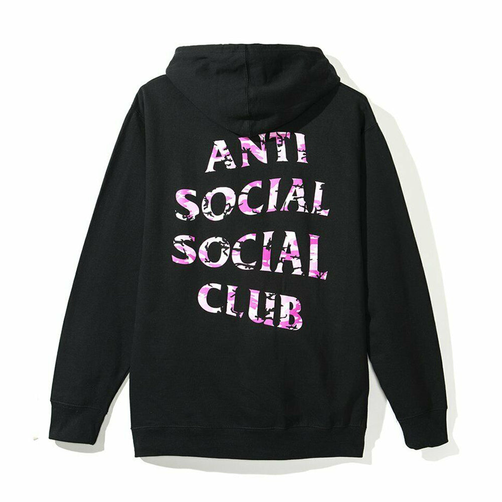 Anti Social Social Club Beverly Hoodie Black/Pink-PLUS