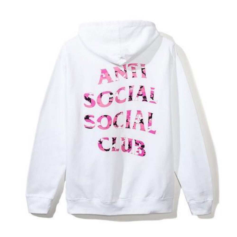 Anti Social Social Club Beverly Hoodie White/Pink-PLUS