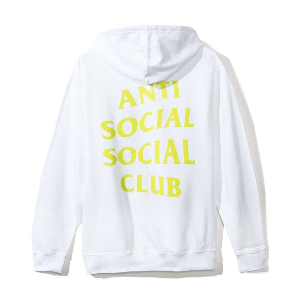 Anti Social Social Club Lowkey Hoodie White-PLUS