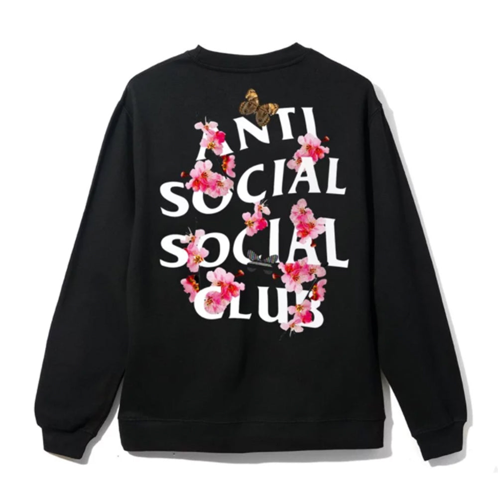 Anti Social Social Club Kkoch Crewneck Black-PLUS