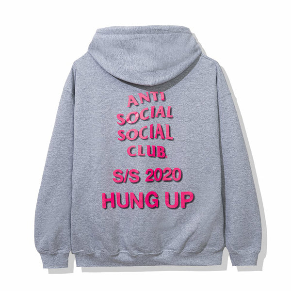 Anti Social Social Club Dialtone Hoodie Grey | PLUS