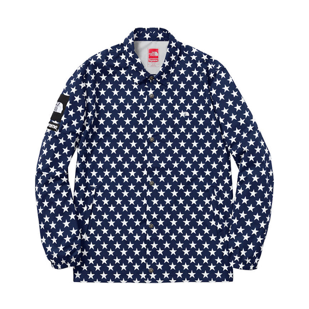 Supreme The North Face Stars Coachable Jacket Navy-PLUS