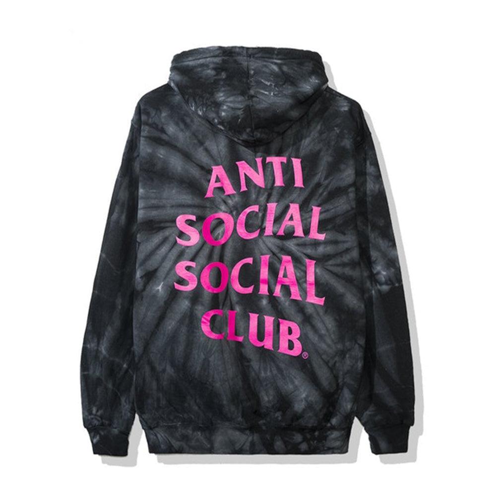 Anti Social Social Club Laguna Hoodie Black Tie Dye-PLUS
