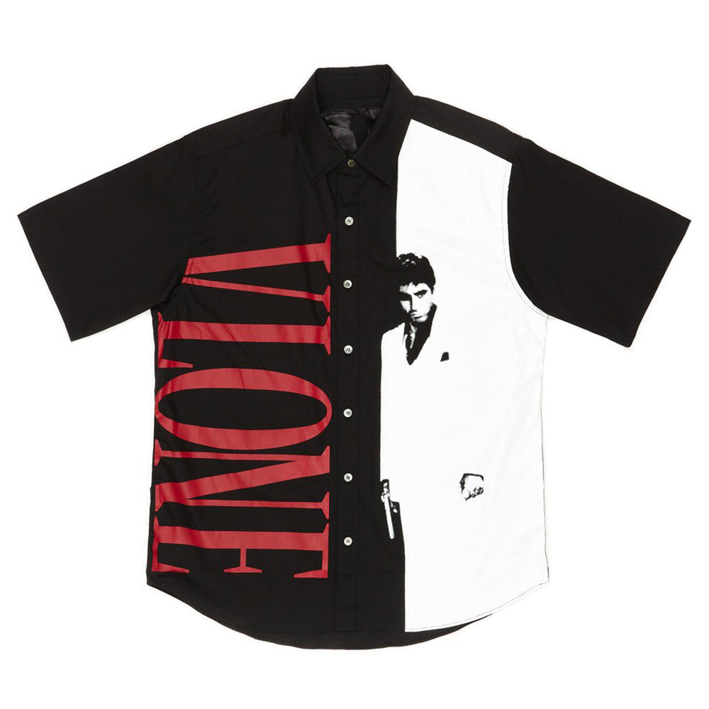 VLONE Scarface Button Up Short Sleeve-PLUS