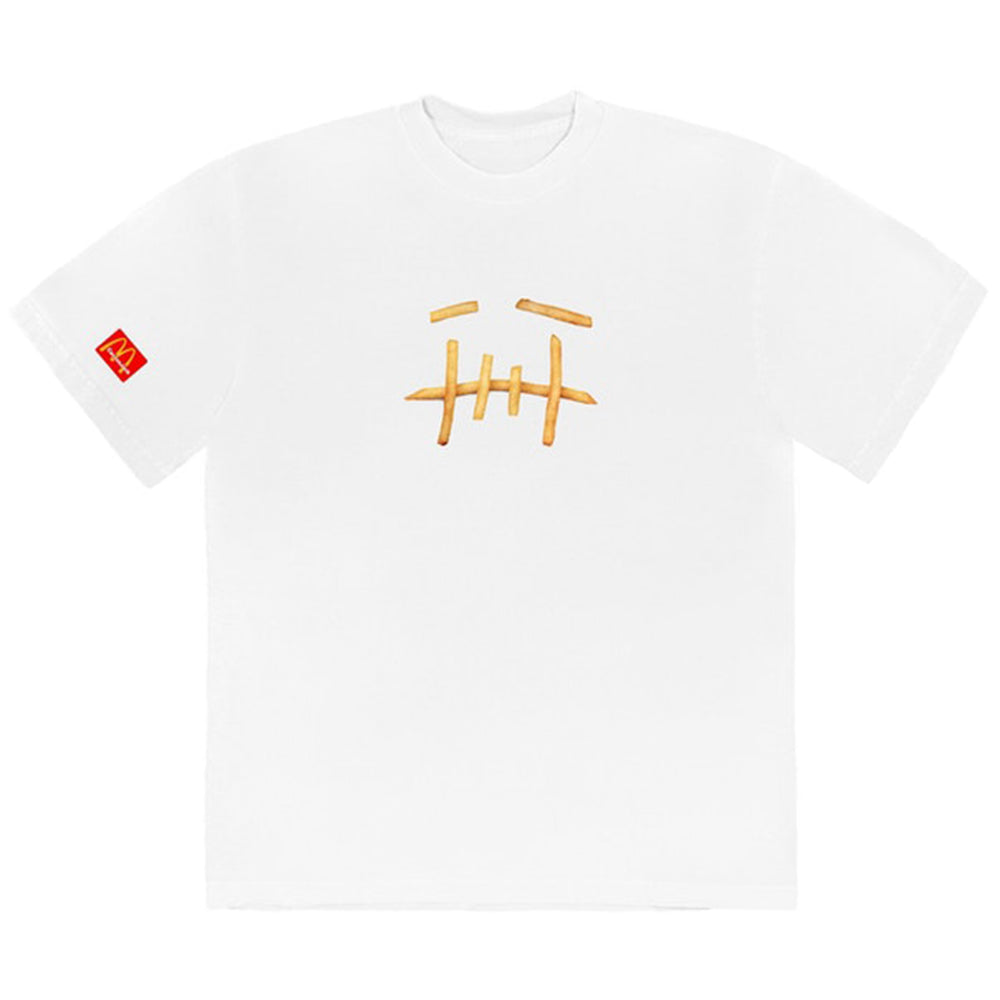 Travis Scott x McDonald's Fry T-Shirt White-PLUS