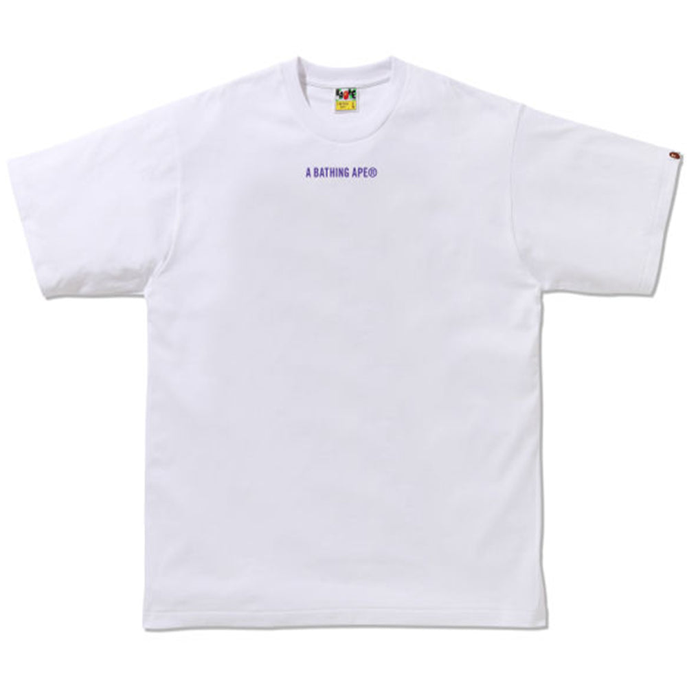 BAPE Leopard Relaxed Fit Tee Purple/White-PLUS