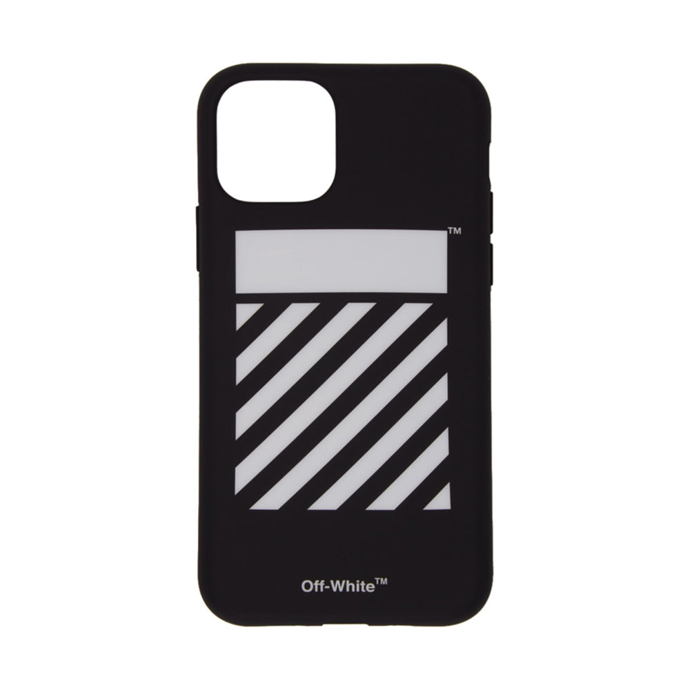 Off-White SSENSE Exclusive Black & White Diag iPhone 11 Pro Case-PLUS