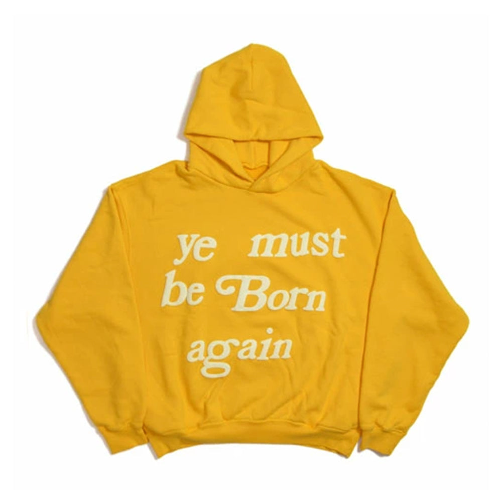 CPFM Born Again Hooded Sweatshirt Yellow-PLUS