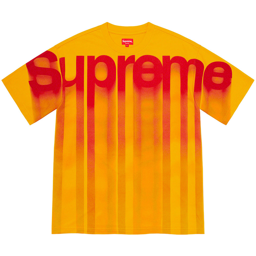 Supreme Bleed Logo S/S Top Yellow-PLUS