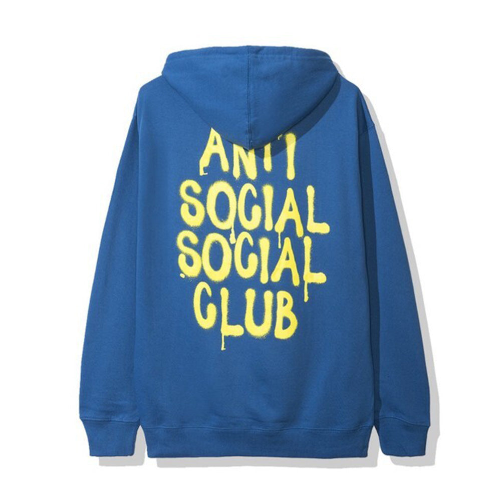 Anti Social Social Club LES HOODIE Blue-PLUS