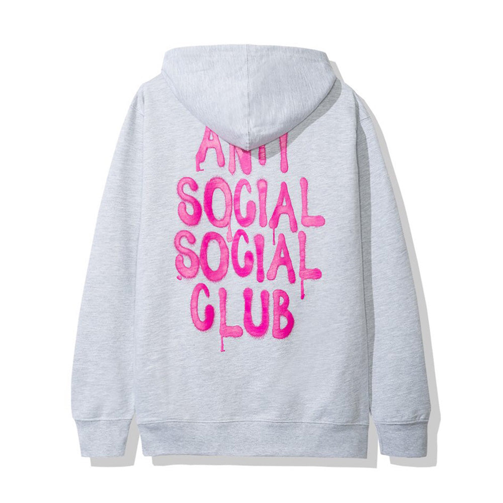 Anti Social Social Club LES HOODIE Grey-PLUS