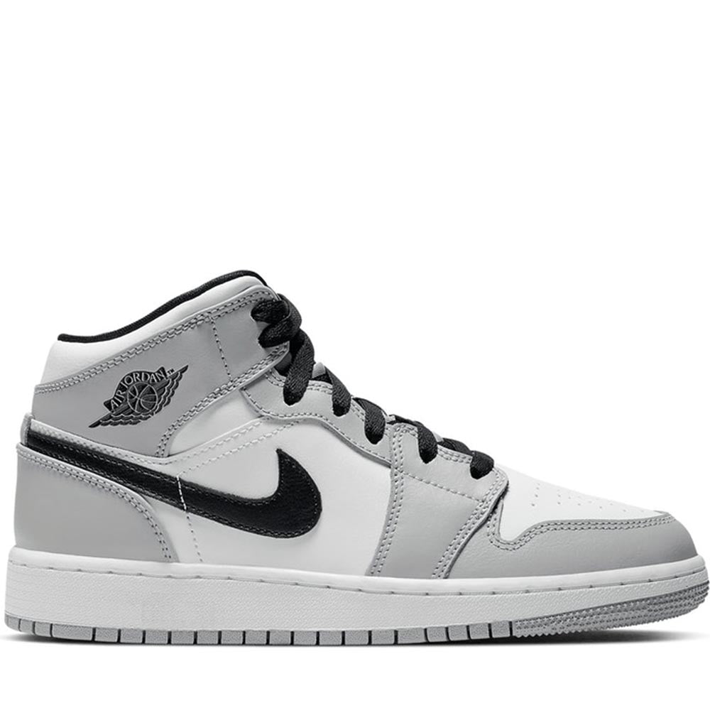 Jordan 1 Mid Light Smoke Grey (GS)