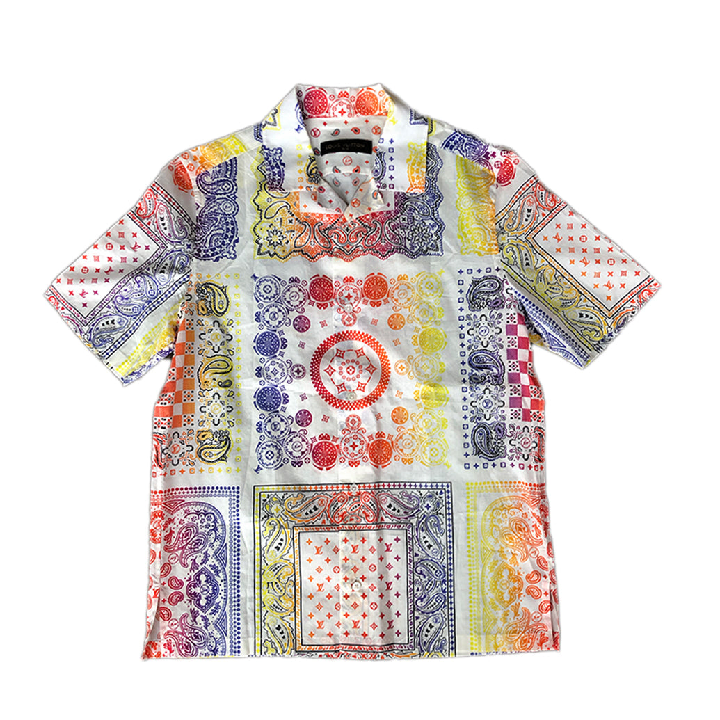 Louis Vuitton Fragment Design SS17 Bandana Print Button Up Shirt