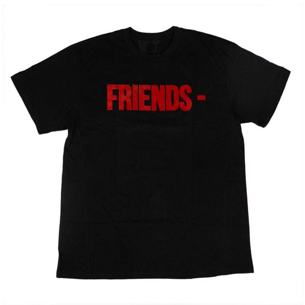 Vlone "Friends" Tee Black/Red-PLUS