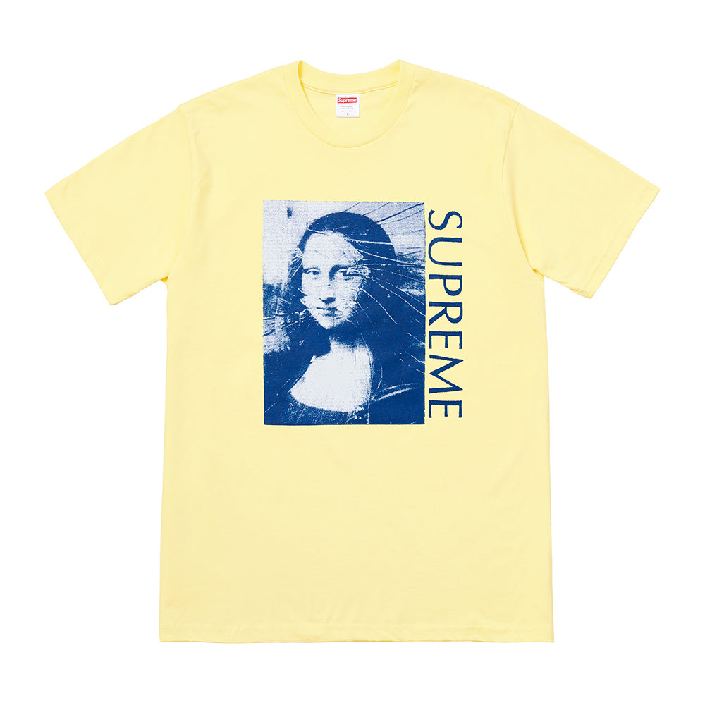 Supreme Mona Lisa Tee Pale Yellow-PLUS