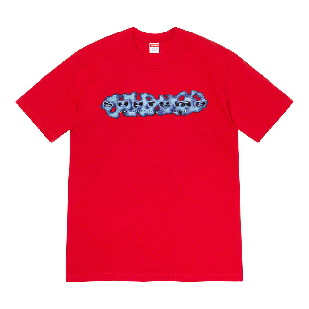 Supreme Everything Is Shit Tee Red-PLUS