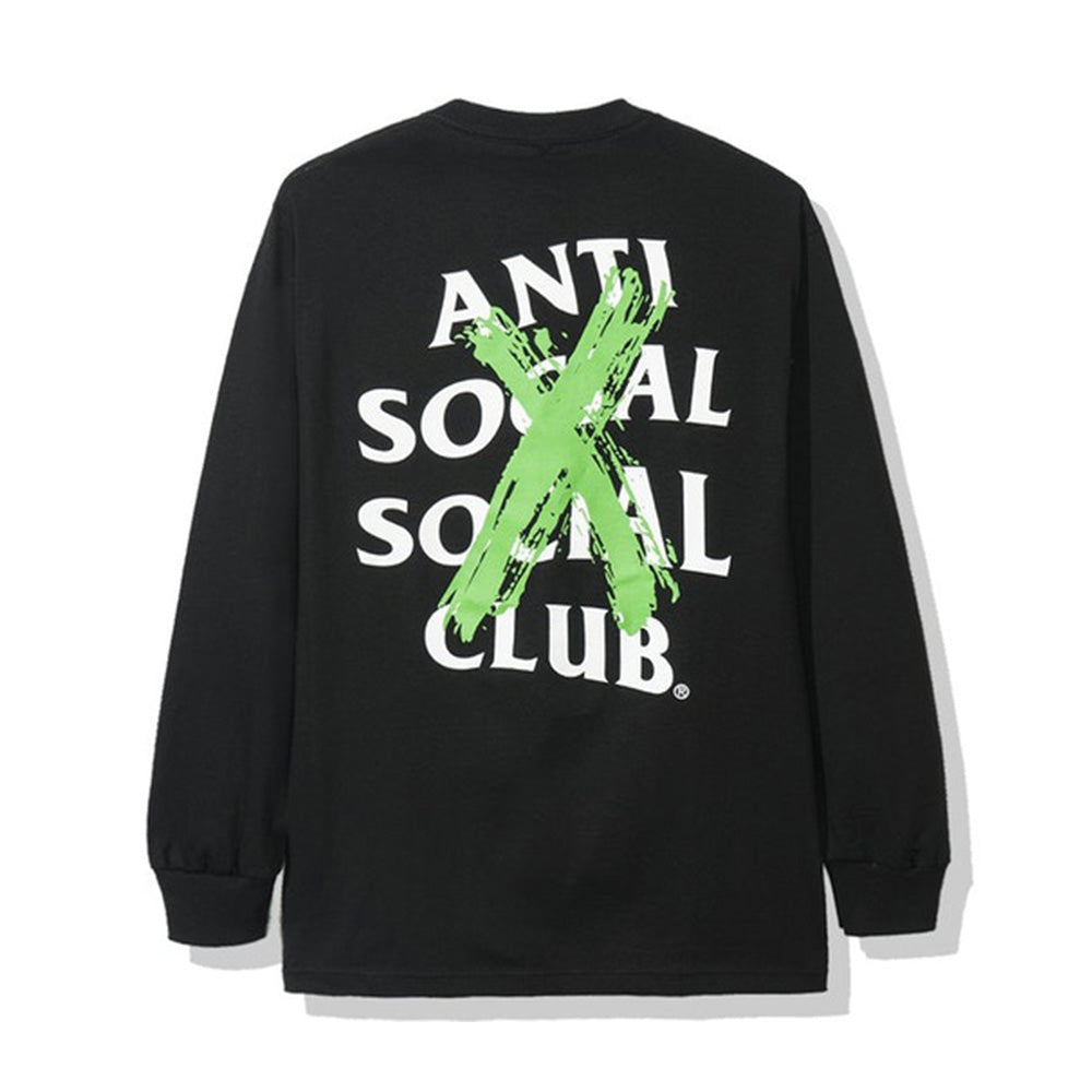Anti Social Social Club Cancelled Remix L/S Tee Black-PLUS