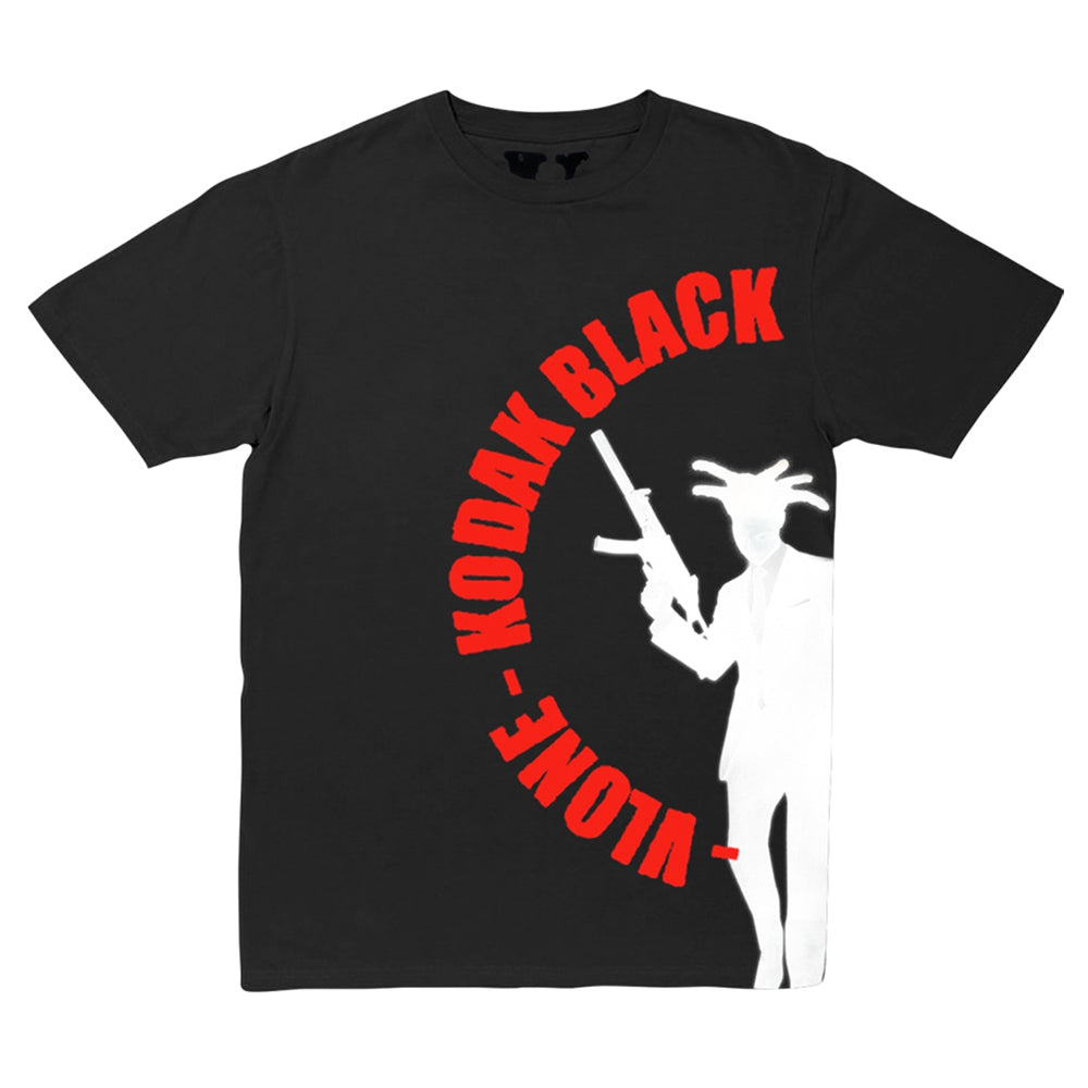 Kodak Black x Vlone Vulture T-shirt Black-PLUS