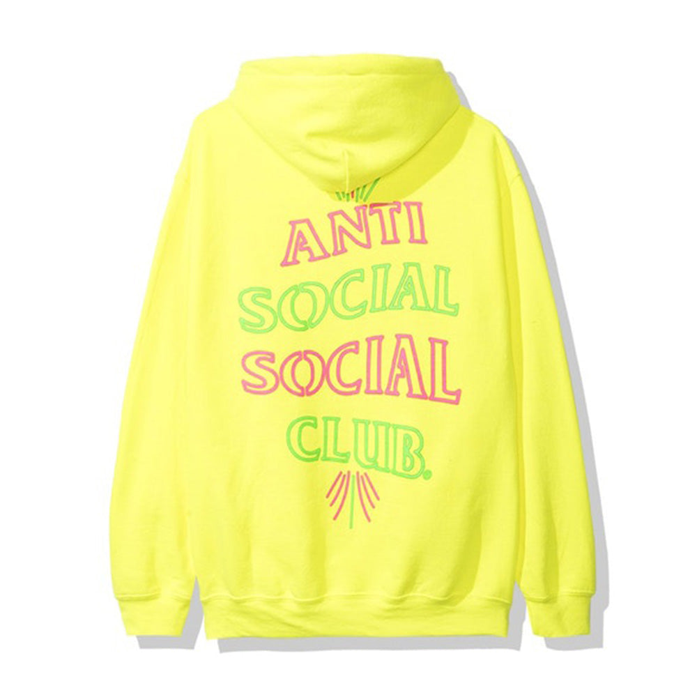 Anti Social Social Club 777 Hoodie Neon Green-PLUS