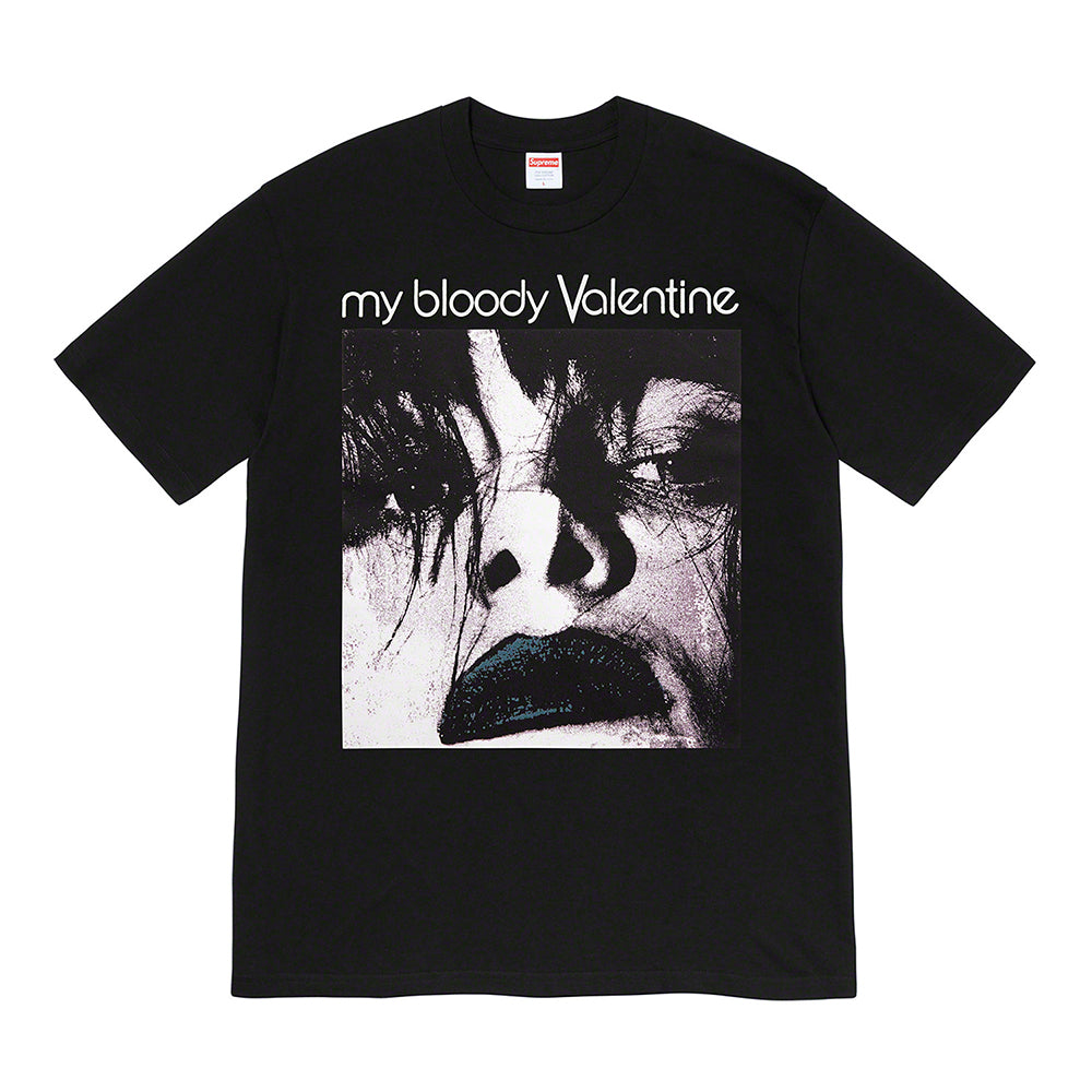 Supreme My Bloody Valentine Feed Me With Your Kiss Tee Black-PLUS