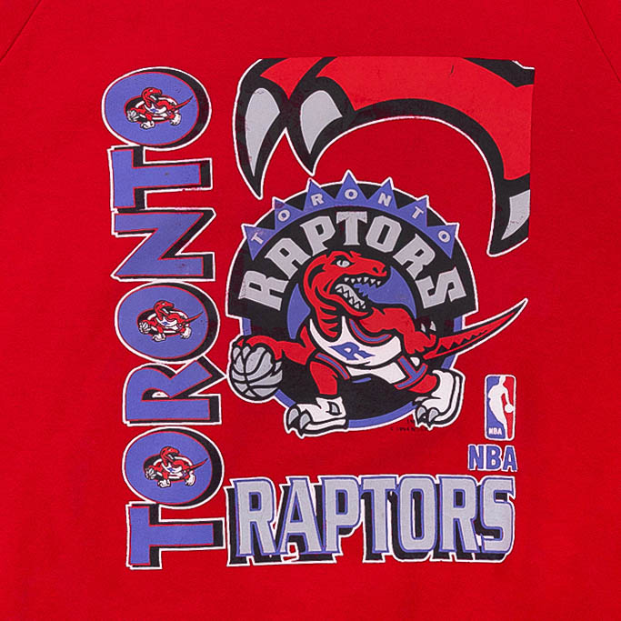 Toronto Raptors 1994 NBA Crewneck Red-PLUS