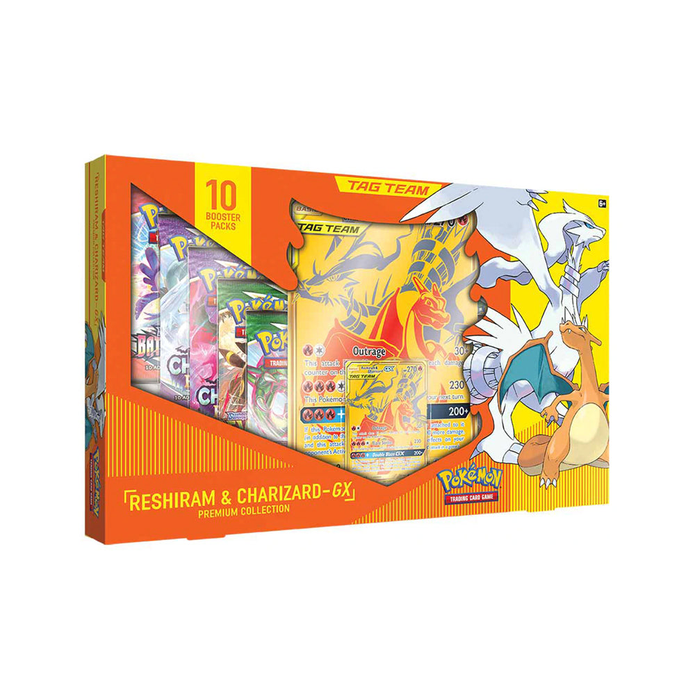 Pokémon Reshiram & Charizard-GX Premium Collection Box-PLUS