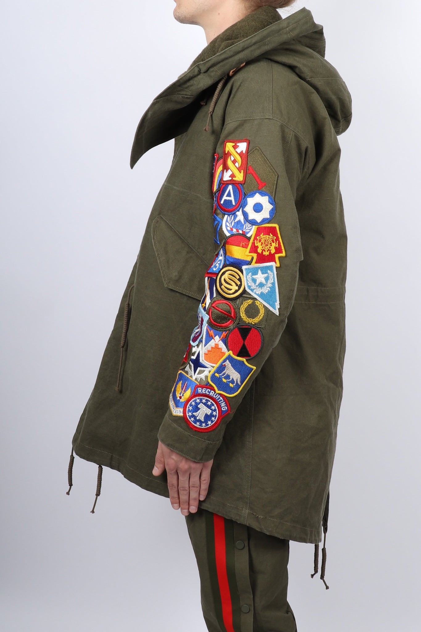Ready Made Reproduction Fishtail Parka Military Green-PLUS