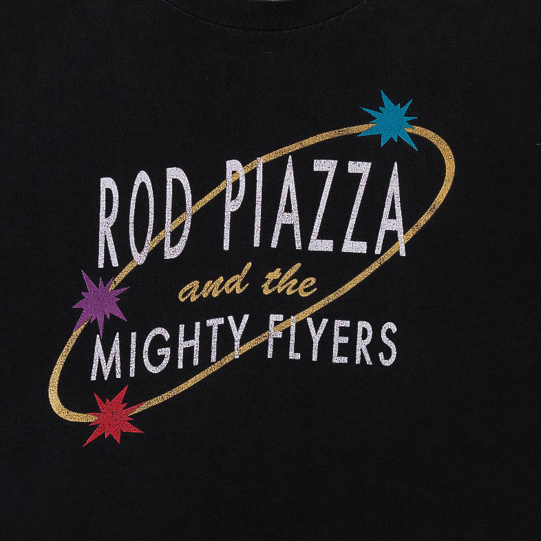 Rod Piazza And The Mighty Flyers Tee Black-PLUS