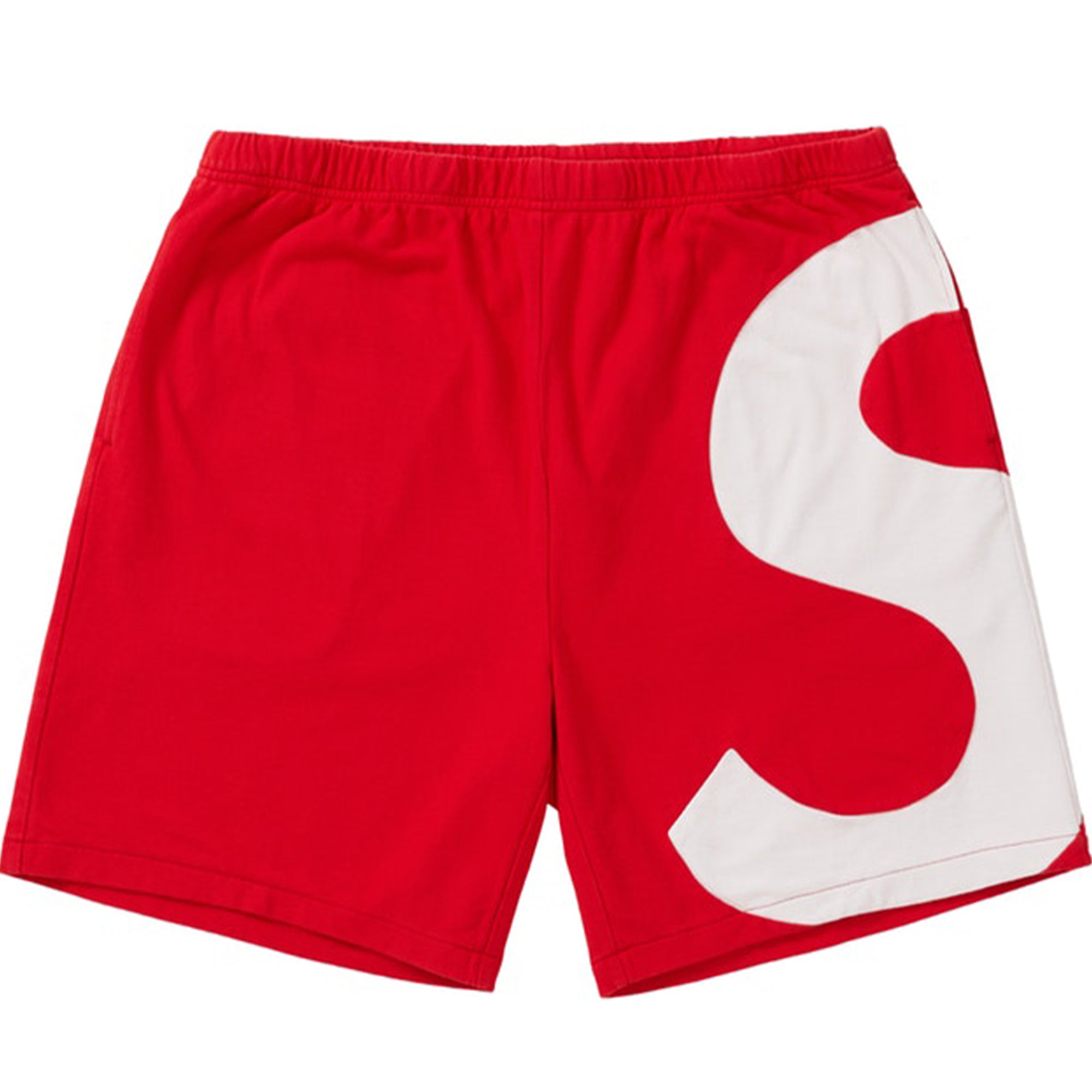 Supreme S Logo Short Red-PLUS