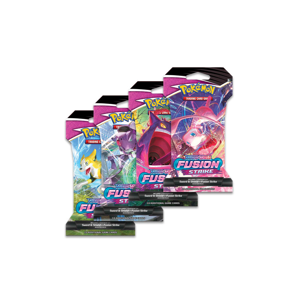 Pokemon Fusion Strike Sleeved Booster Pack - 24 Pack Bundle-PLUS