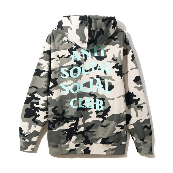 Anti Social Social Club Melrose Ave Snow Camo Hoodie PLUS