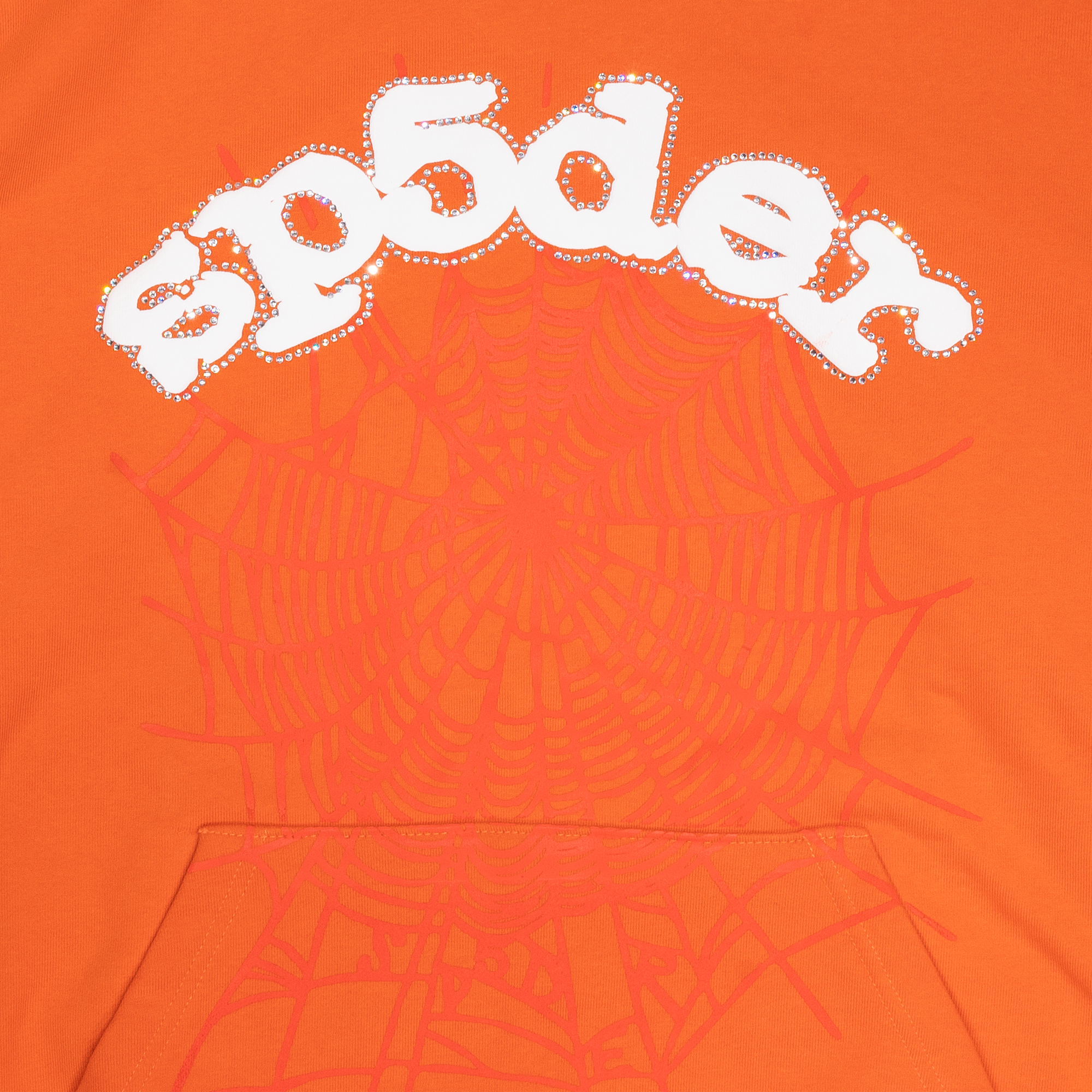 Spider Worldwide Websuit Hoodie Orange-PLUS