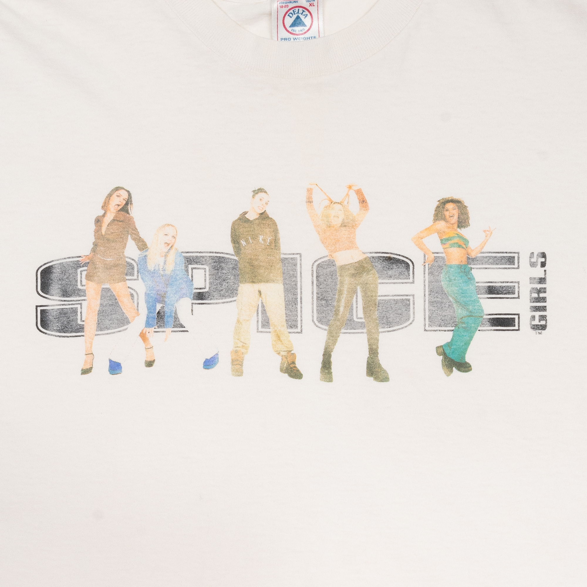 Spice Girls Faded 90s Tee White-PLUS