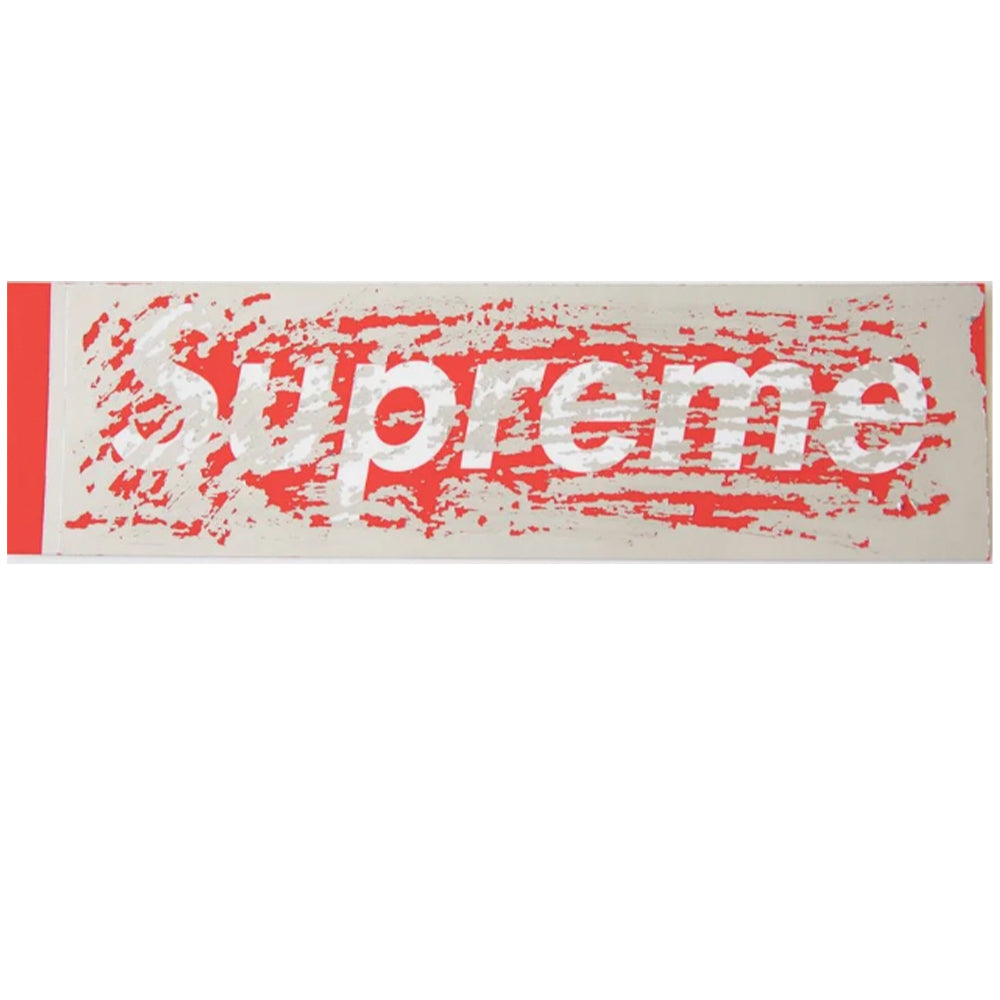 Supreme Scratch Box Logo Sticker-PLUS