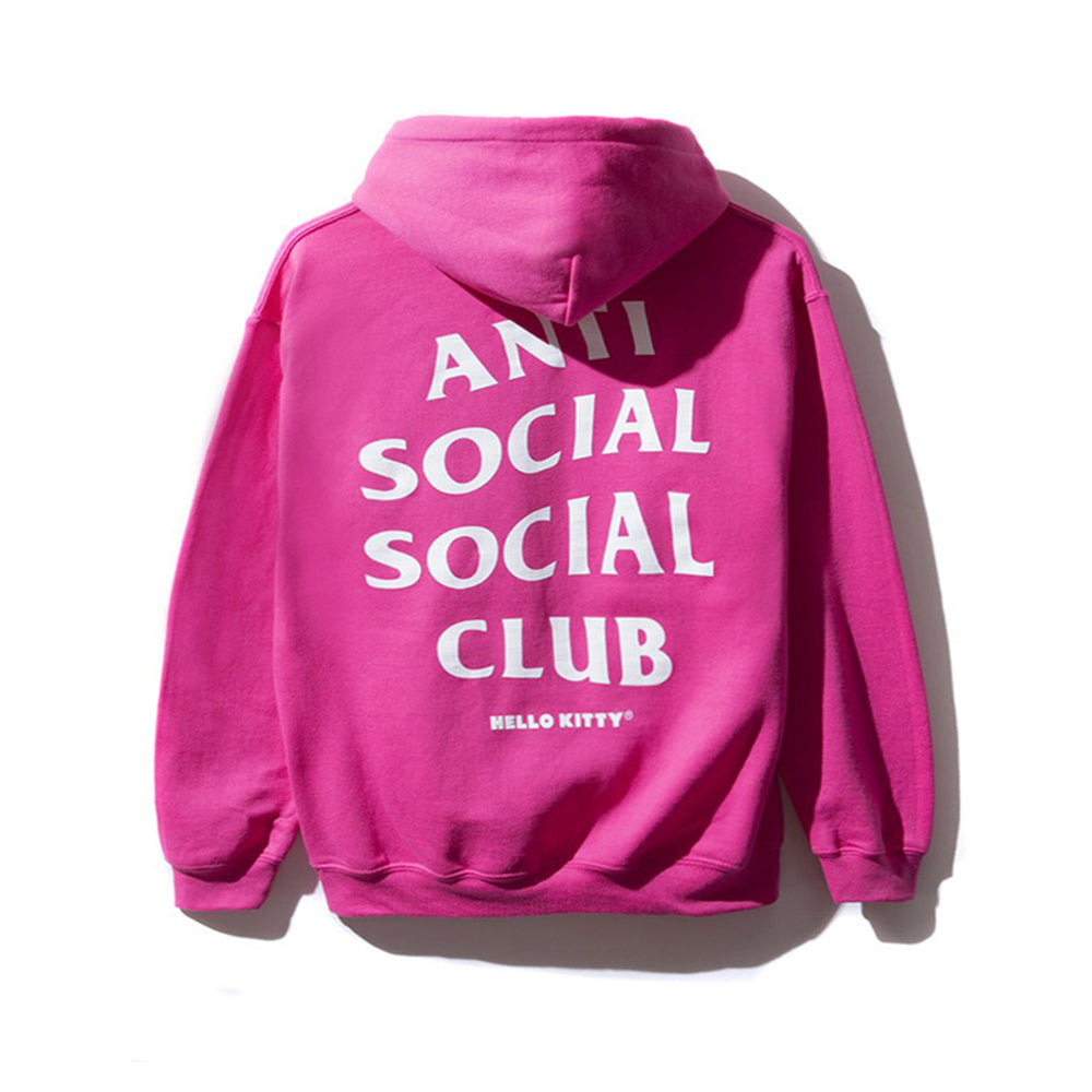 Anti Social Social Club Hello Kitty Hoodie Pink-PLUS