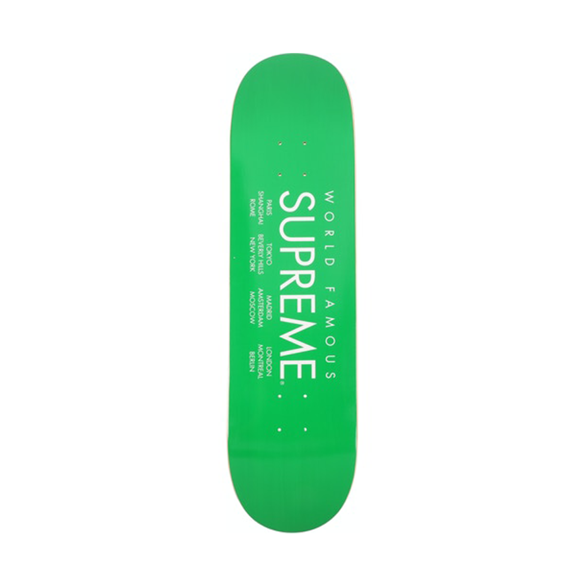 Supreme International Skateboard Deck Green-PLUS