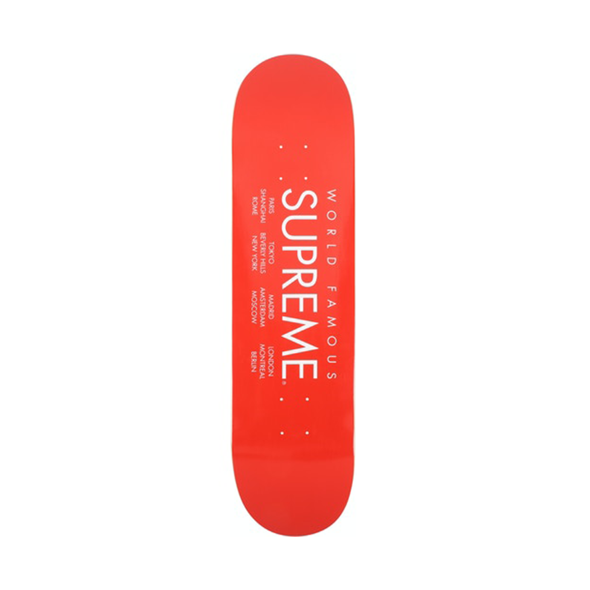 Supreme International Skateboard Deck Red-PLUS