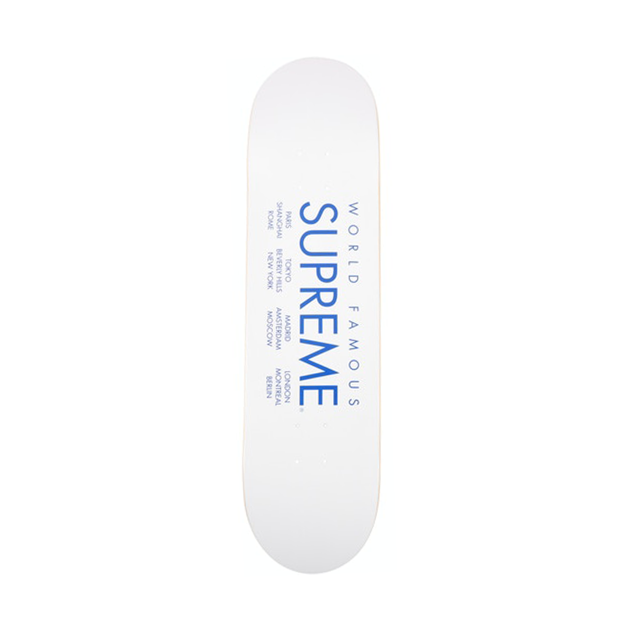 Supreme International Skateboard Deck White-PLUS