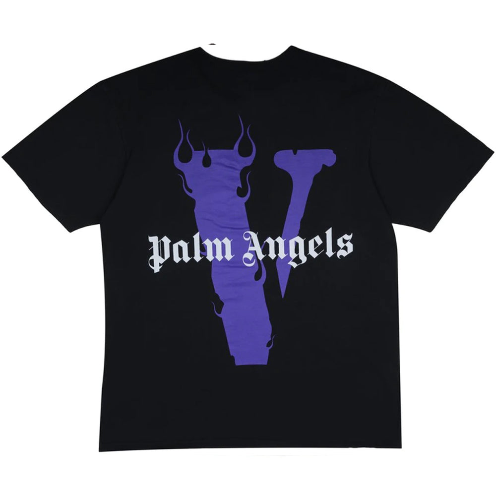Vlone x Palm Angels T-Shirt Black/Purple-PLUS