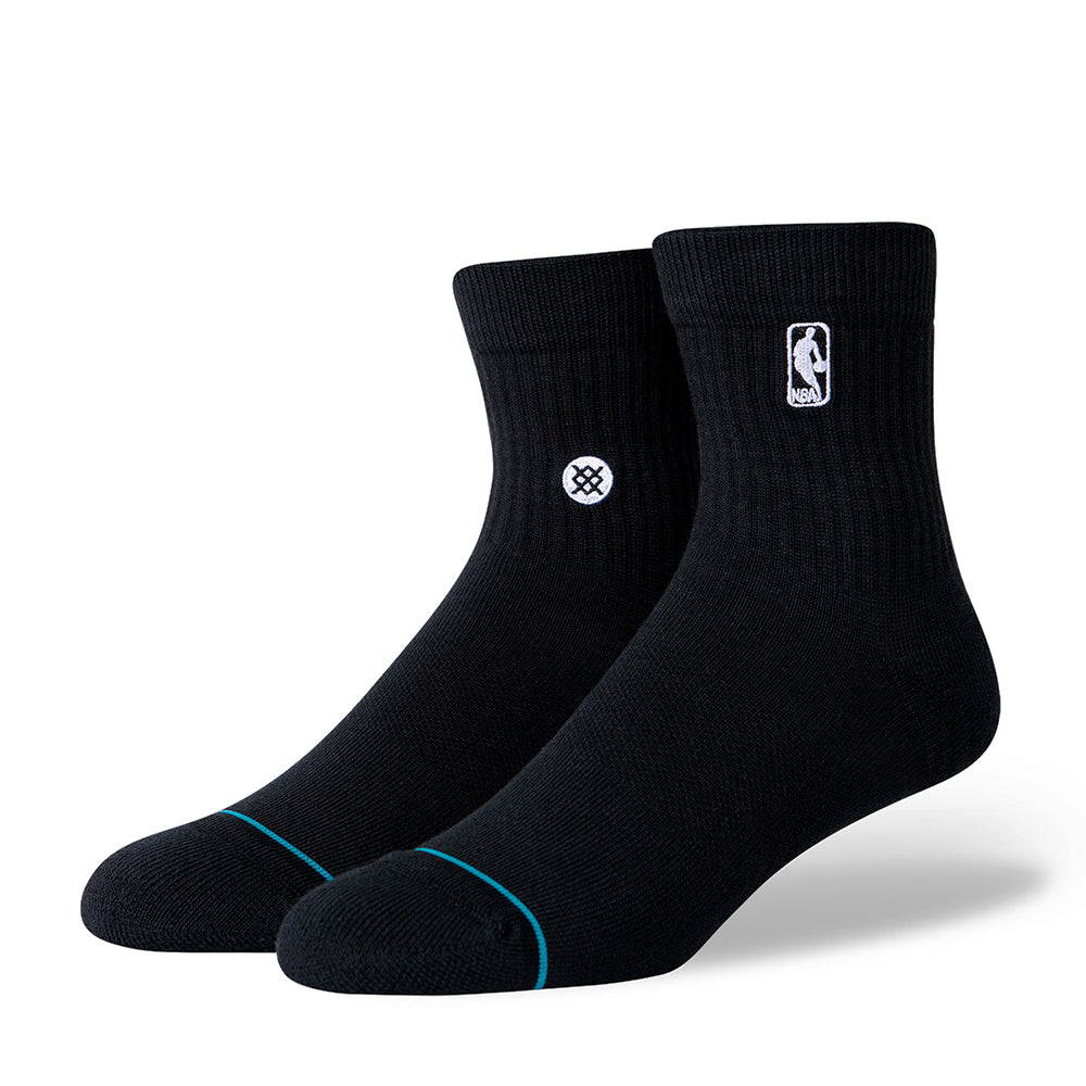 Stance NBA Logoman St Socks Black (1 Pack)-PLUS