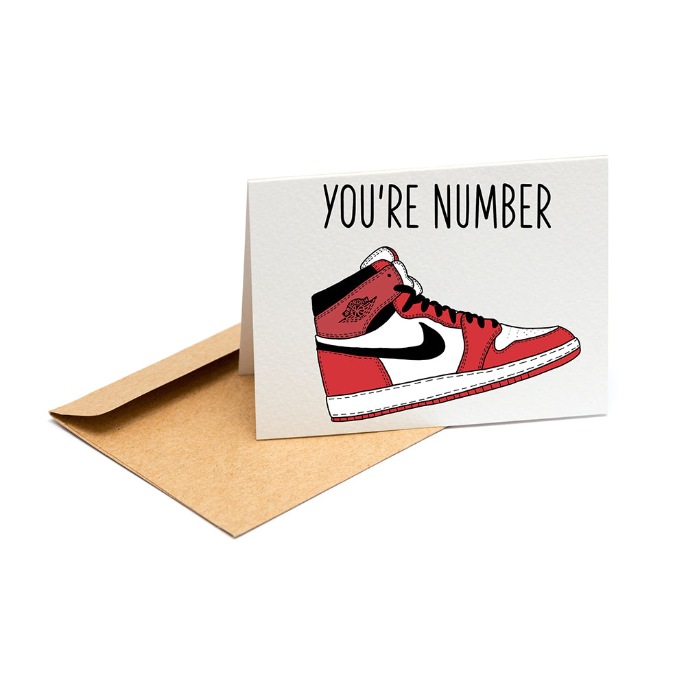 "You’re Number One" Greeting Card-PLUS