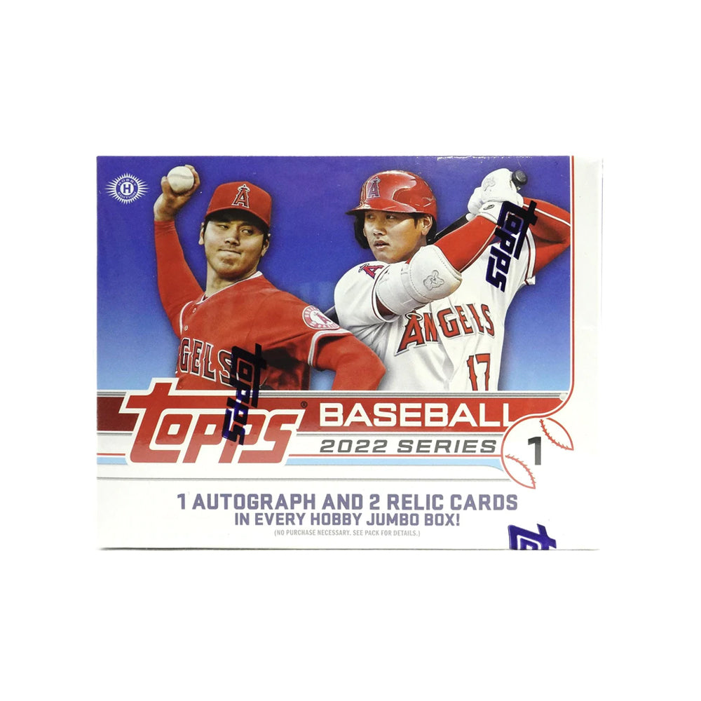 2022 Topps Series 1 Baseball Jumbo Box-PLUS