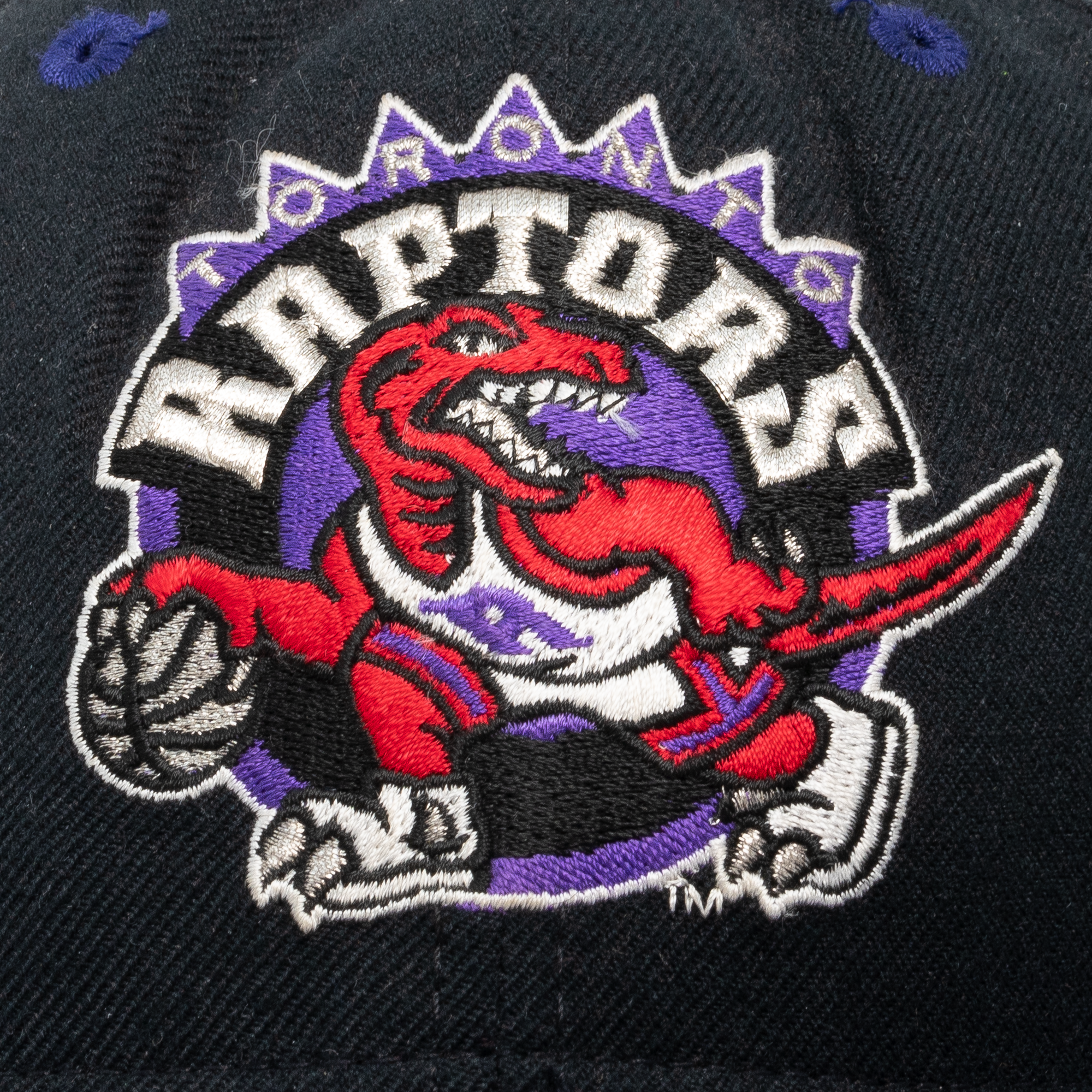 Toronto Raptors New Era 7 1/8 Fitted Cap Black-PLUS