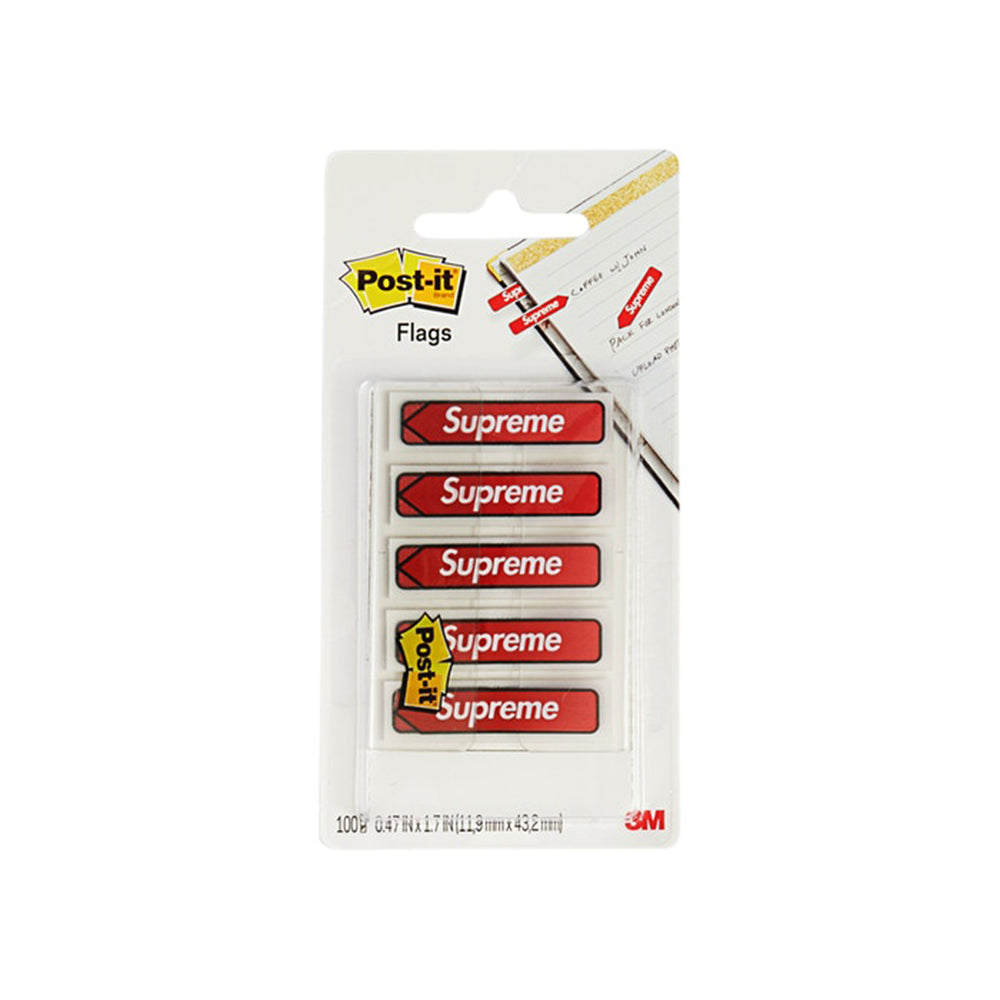 Supreme Post-it Flags Red-PLUS