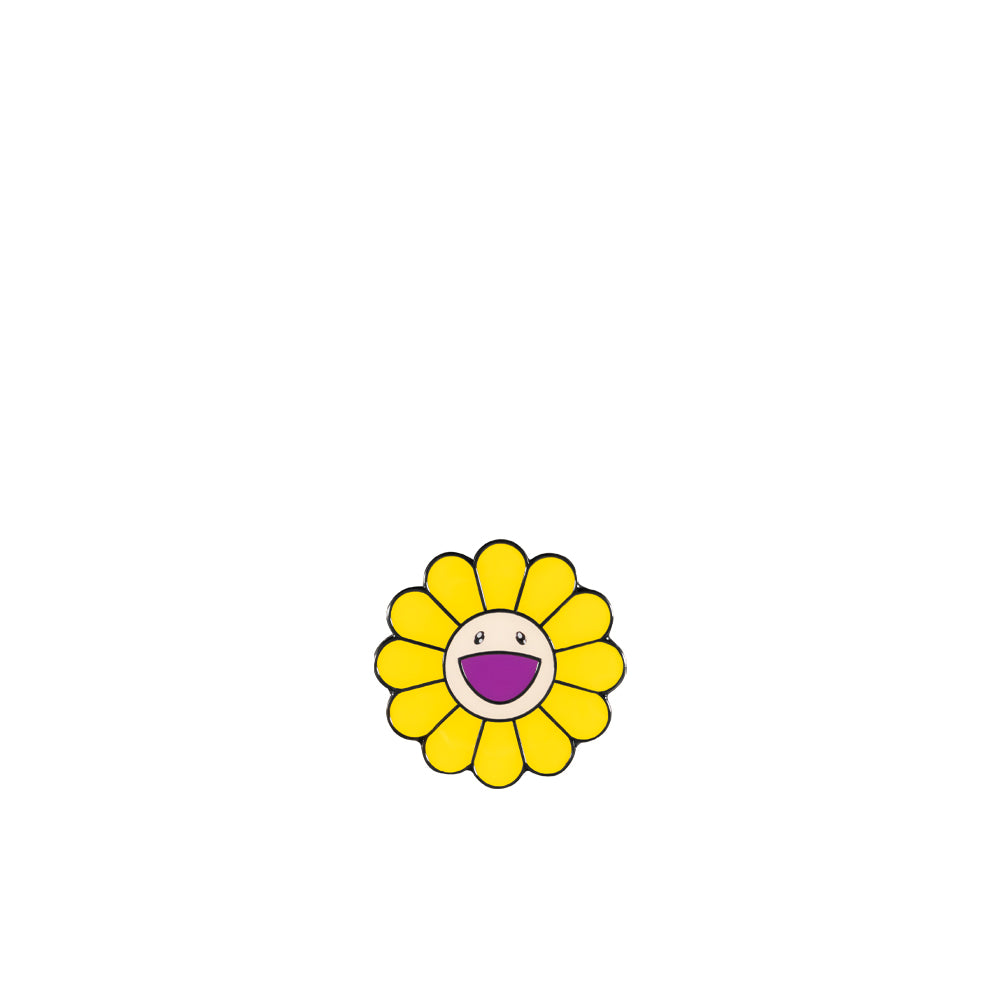 Takashi Murakami Flower Pin Bright Yellow-PLUS
